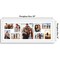 Americanflat 12x30 Collage Picture Frame - Fits One 8x10 Photo and Eight 4x6 Photos or One 12x30 Photo